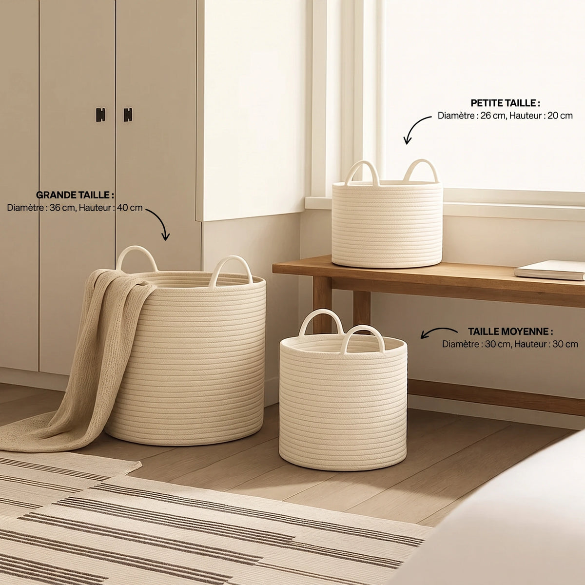 Panier à serviettes