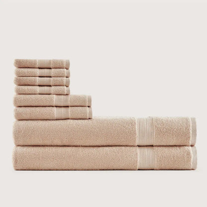 Ensemble de 8 serviettes ultra-douces