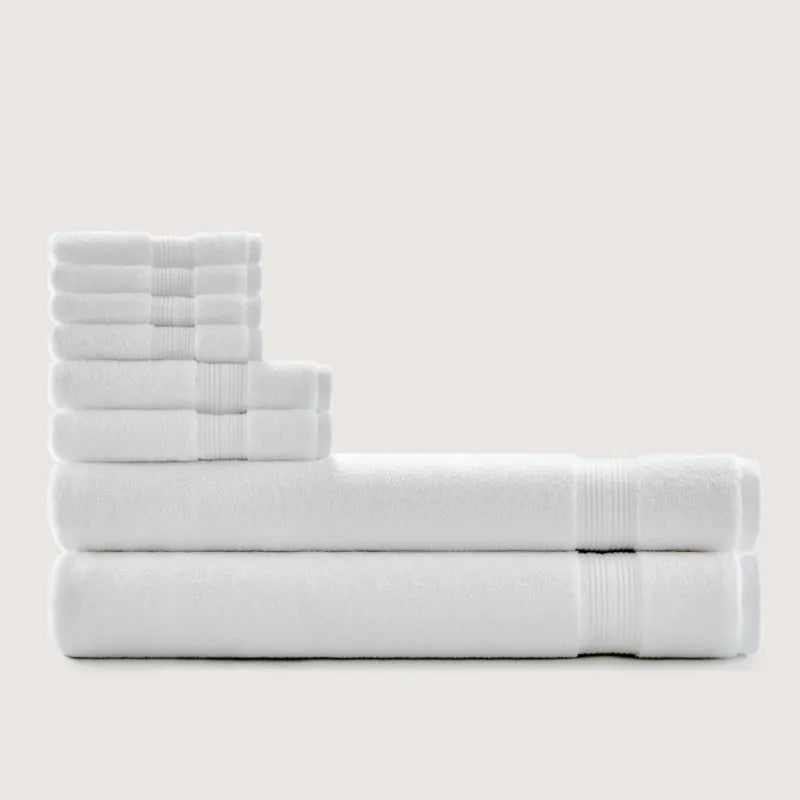 Ensemble de 8 serviettes ultra-douces