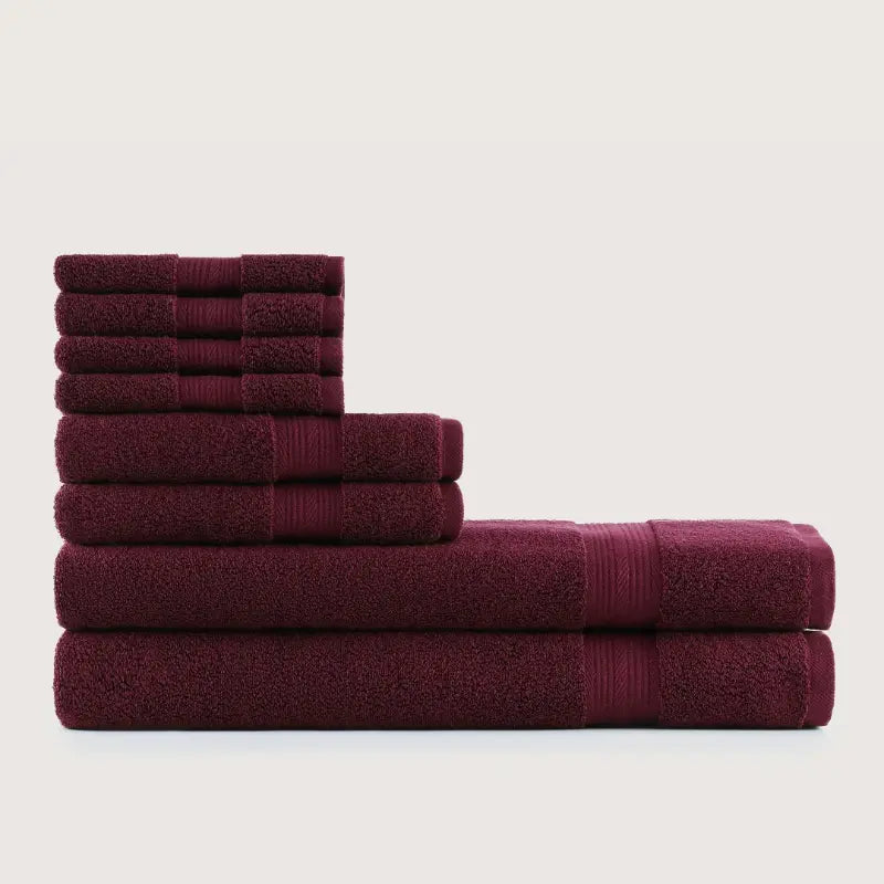 Ensemble de 8 serviettes ultra-douces