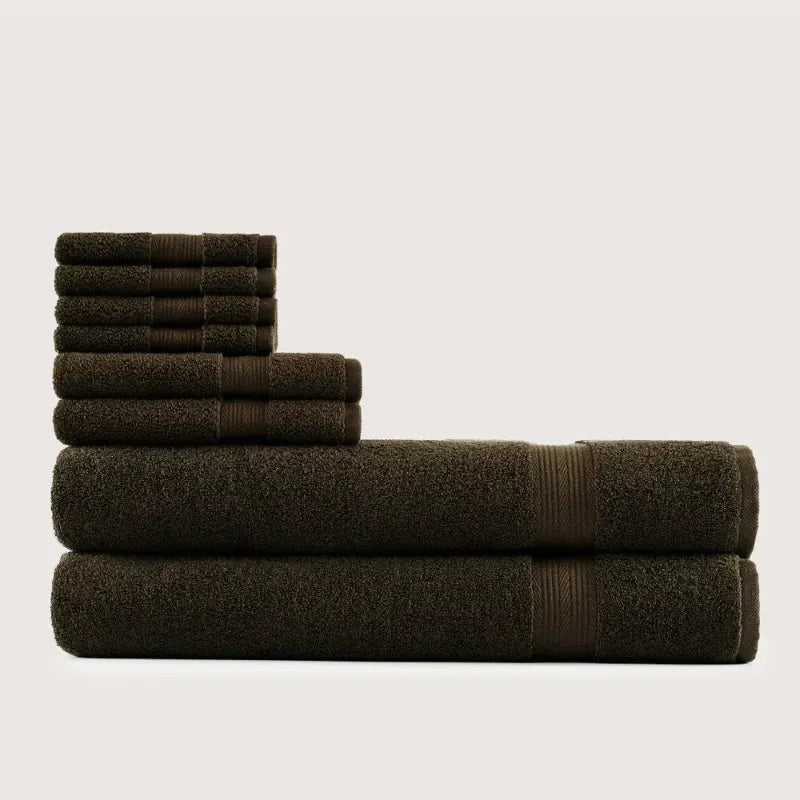 Ensemble de 8 serviettes ultra-douces