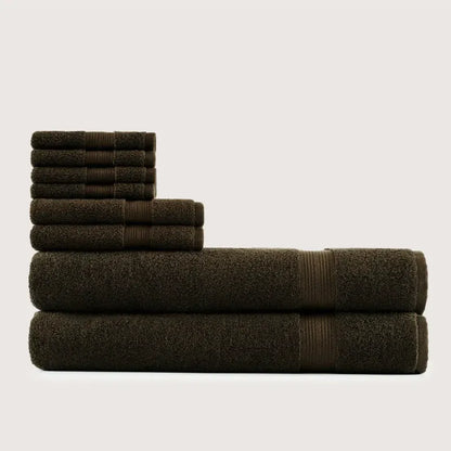 Ensemble de 8 serviettes ultra-douces