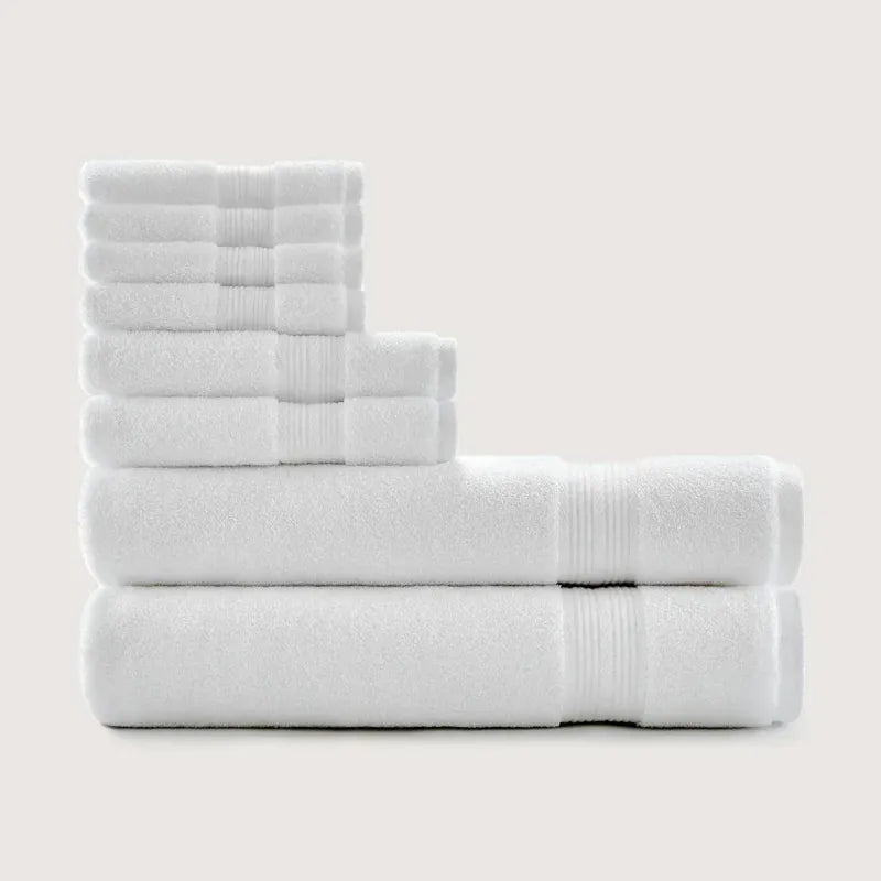 Ensemble de 8 serviettes ultra-douces
