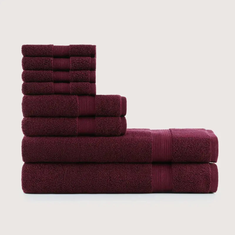 Ensemble de 8 serviettes ultra-douces