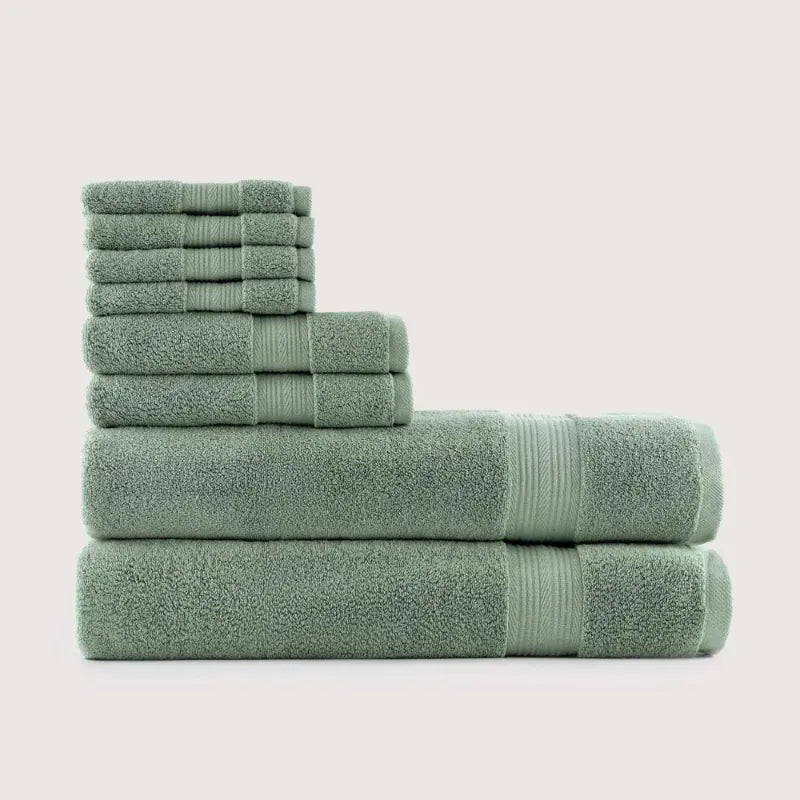 Ensemble de 8 serviettes ultra-douces